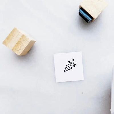 Party Rubber Stamp