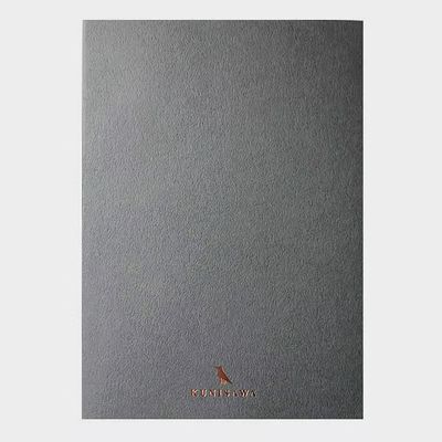 Kunisawa - Find Slim Note - Slate Grey, Grid