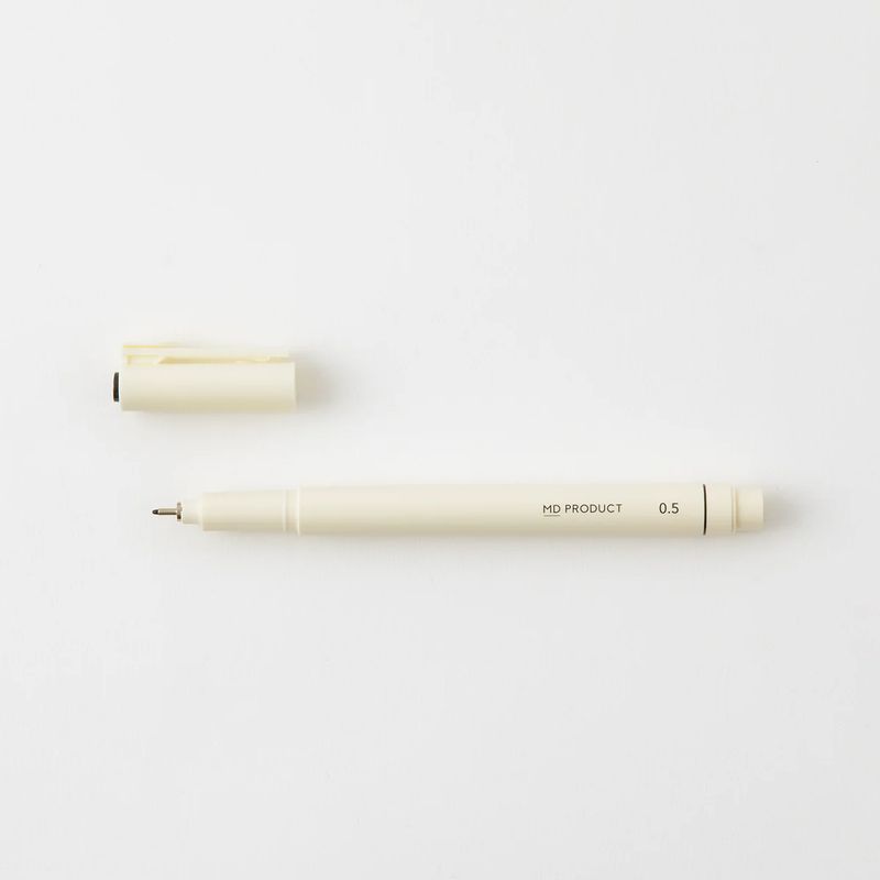 Midori MD Drawing Pen 0.5mm Black