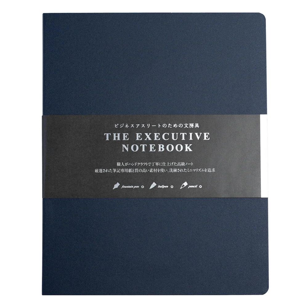 Kunisawa - The Executive Notebook - Navy Blue