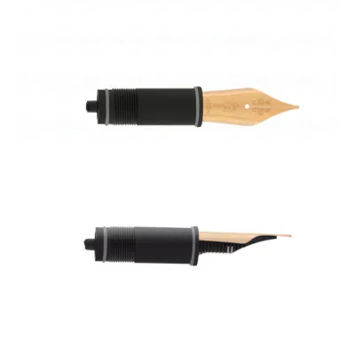 Nahvalur Stainless Steel Plastic Feed Rose Gold Plate No. 6 Fountain Pen Nib