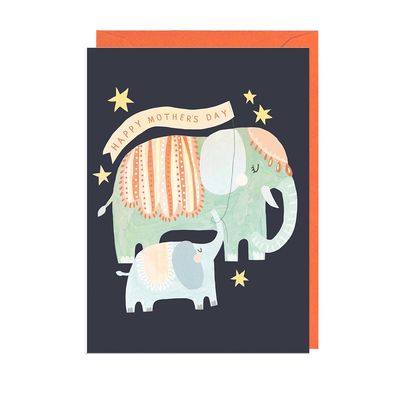 Elephants Mother's Day Card