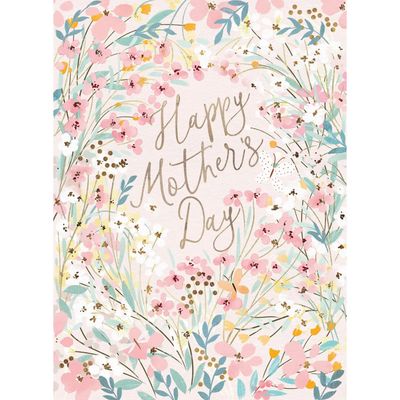 Pink Posies Mother's Day Card