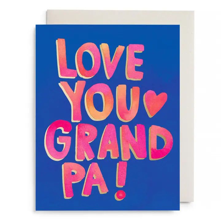 Love You Grandpa Greeting Card