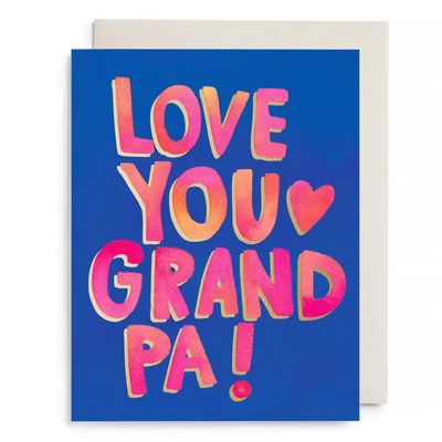 Love You Grandpa Greeting Card