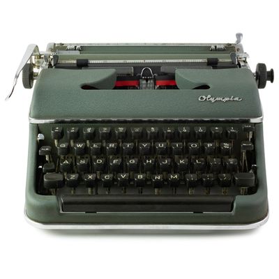 Olympia SM-4 Dark Green Typewriter