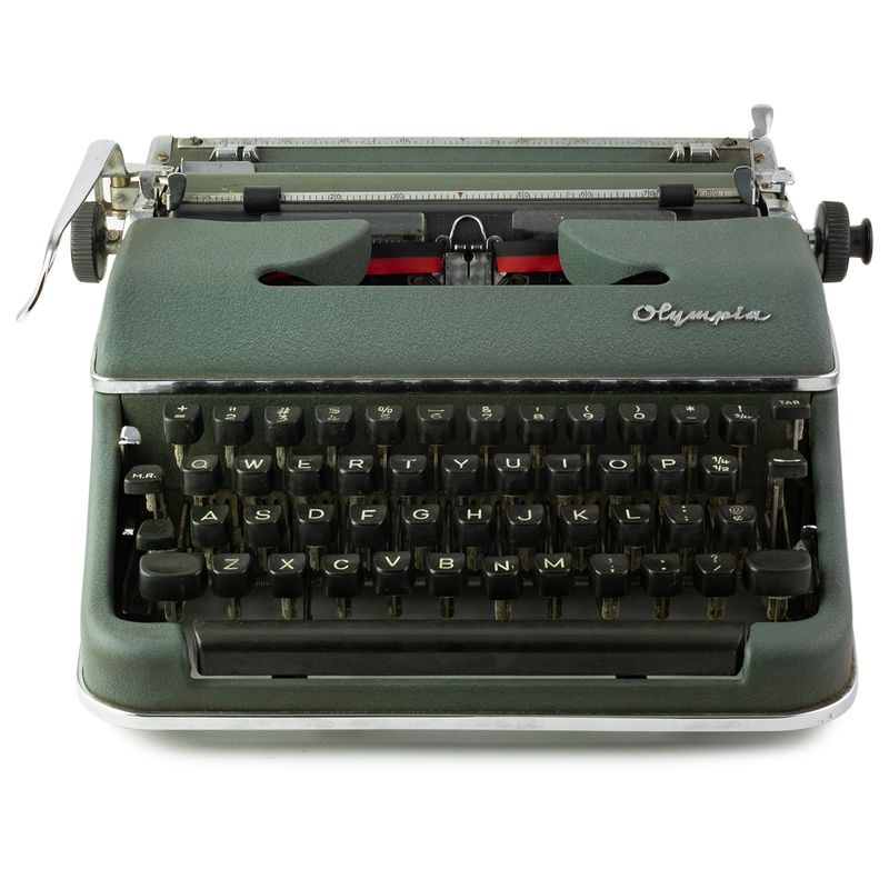 Olympia SM-4 Dark Green Typewriter