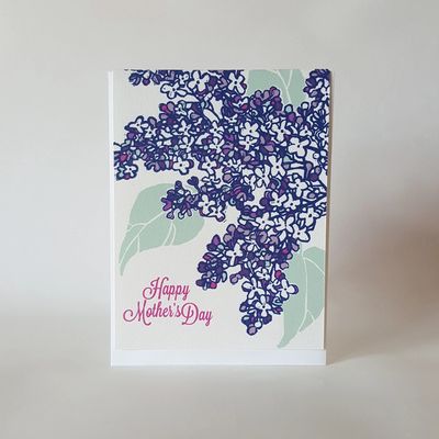 Happy Mother's Day Lilac Card