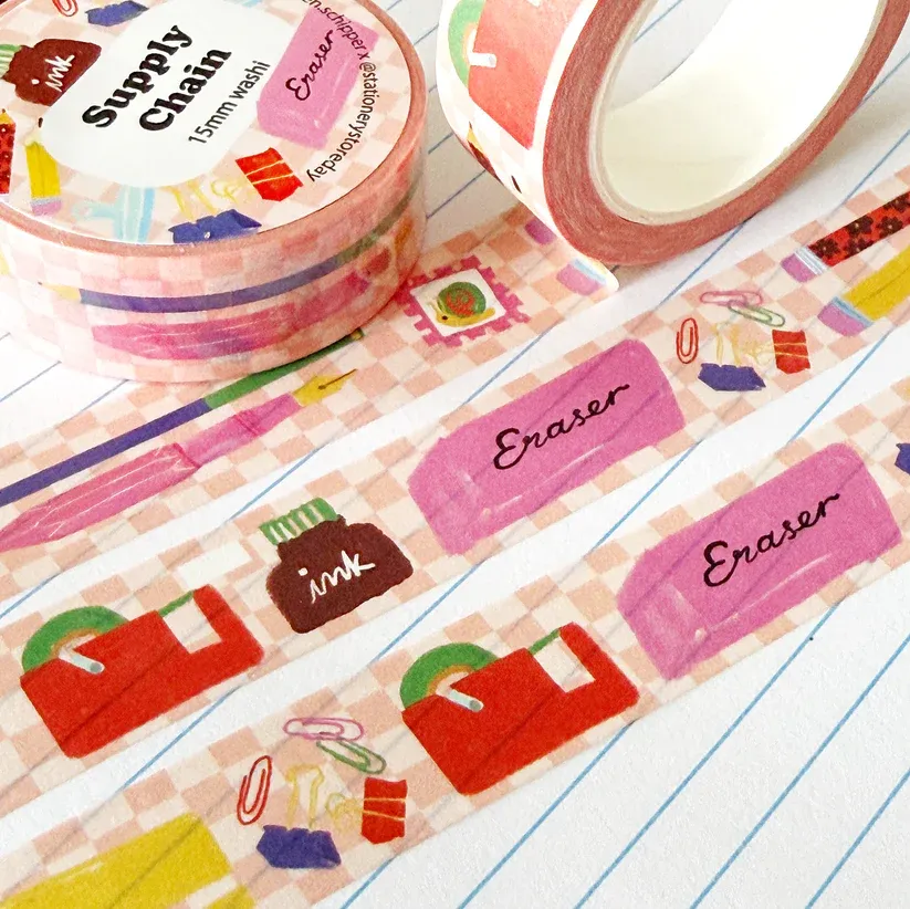 Stationery Store Day Supply Chain Regular Washi Tape