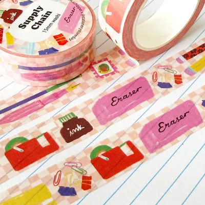 Stationery Store Day Supply Chain Regular Washi Tape