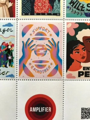 Amplifier Foundation Ar Lick &amp; Stick Benefit Stamps