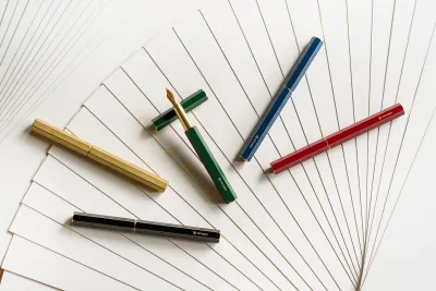 YSTUDIO Classic Revolve Brass Fountain Pen