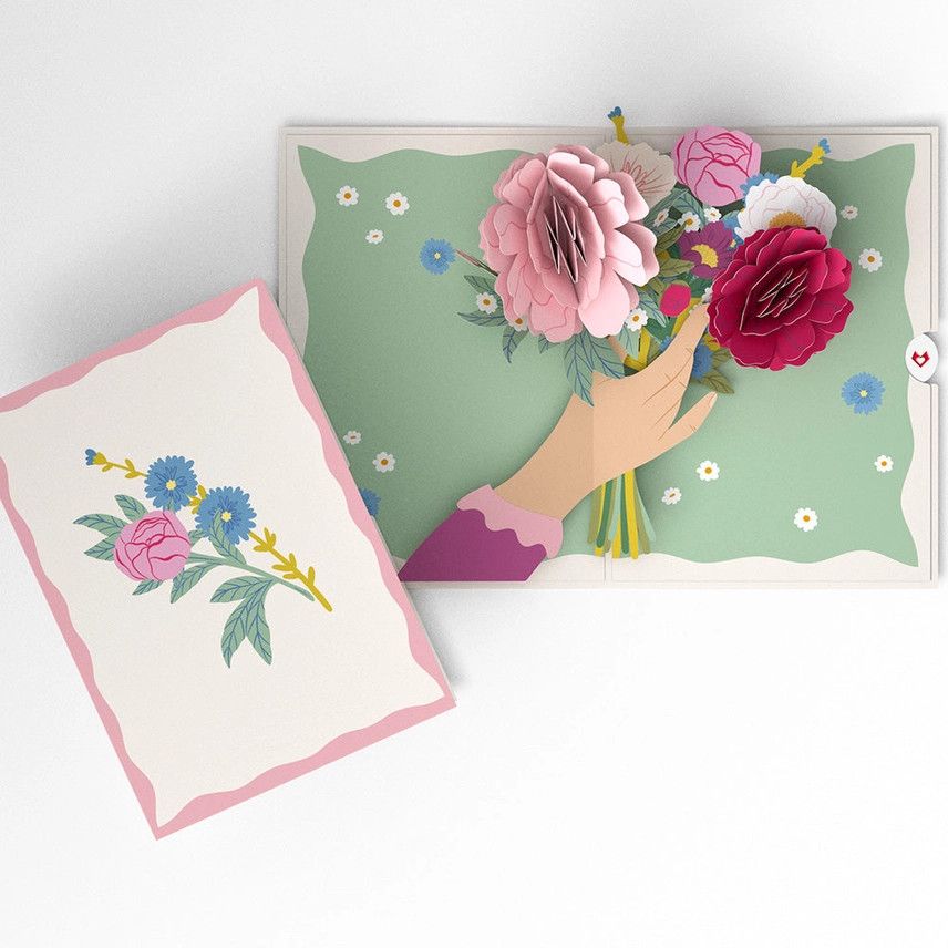 Charming Flower Bunch Pop-Up