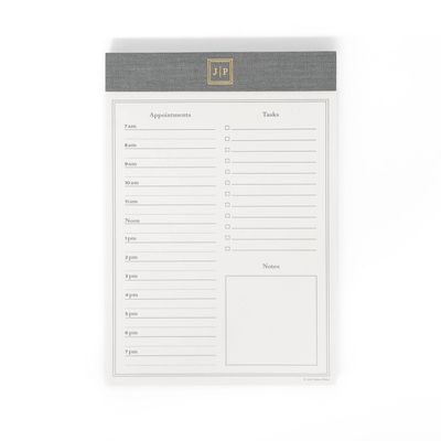 Daily Tasker Notepad - Storm Cloud