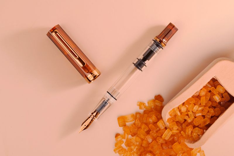 TWSBI ECO Root Beer with Bronze Fountain Pen