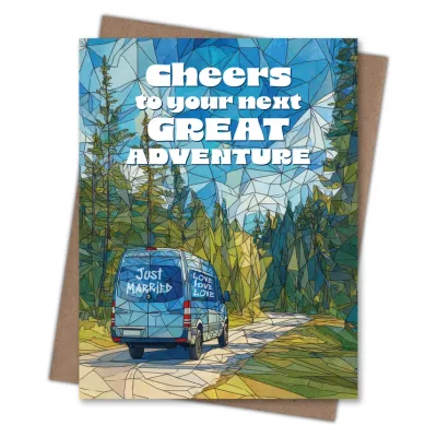 Next Great Adventure Wedding Card