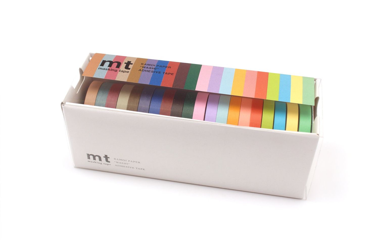 mt Boxed Set of 20 Washi Tapes - Light &amp; Muted