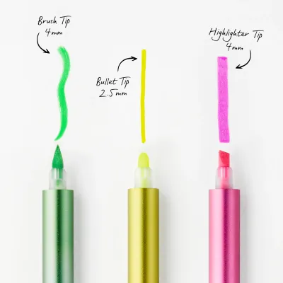 Tom's Studio Ori Spare Highlighter Tips (pack of 3)