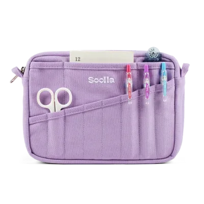 Soolla Studio Stationery Pouch - Lilac Love