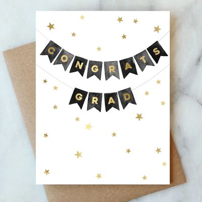 Banner Graduation Card