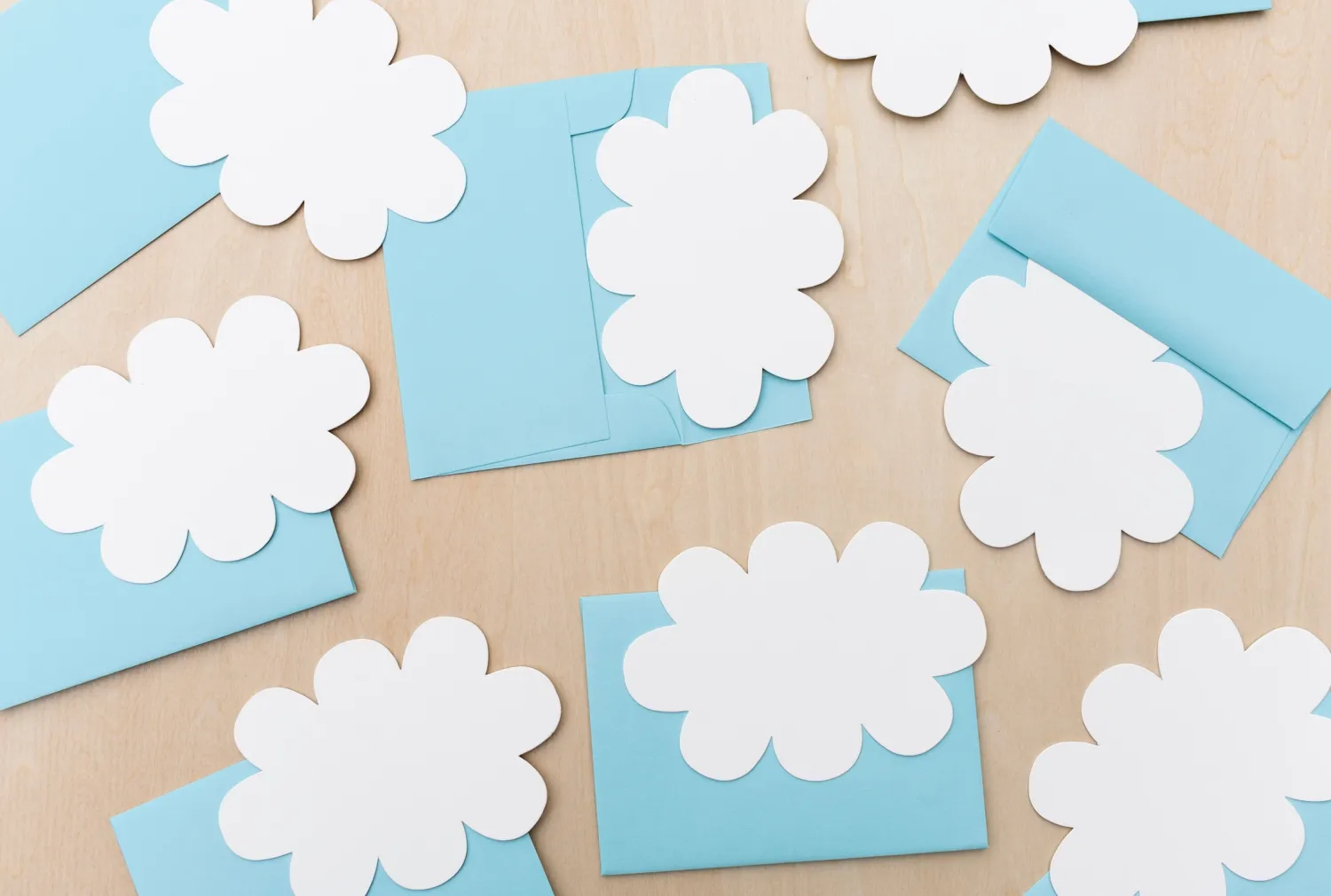 Cloud Shape Notecards (set of 8)