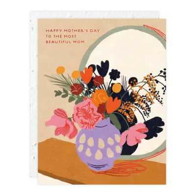 Most Beautiful Mom Mother's Day Card