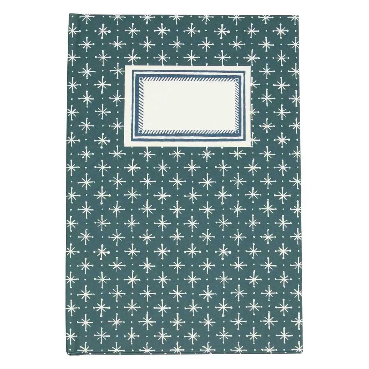 Hardback Notebook - Little Stars Petrol Blue