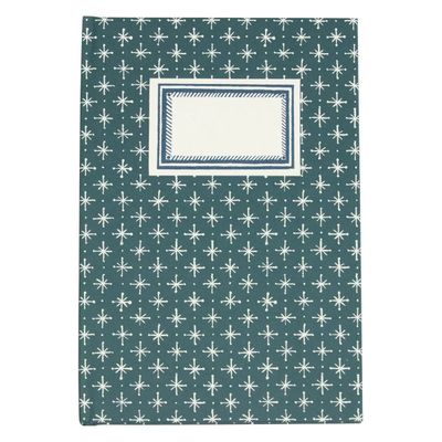 Hardback Notebook - Little Stars Petrol Blue
