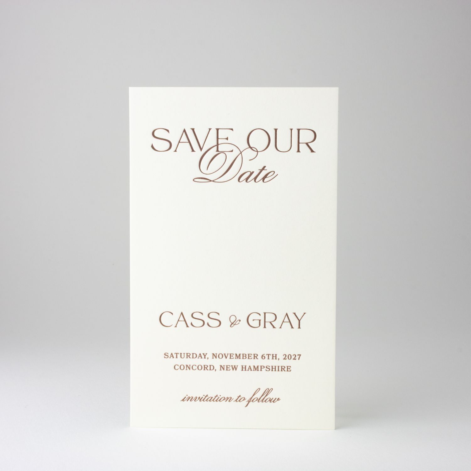 Cassandra Save the Date