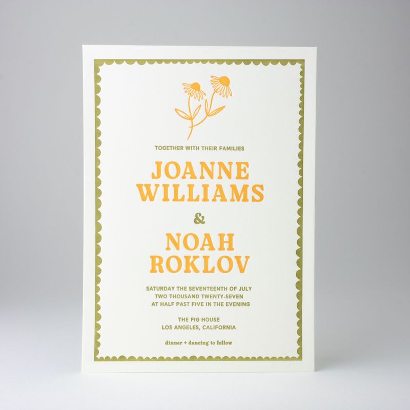 Joanne Wedding Invitation