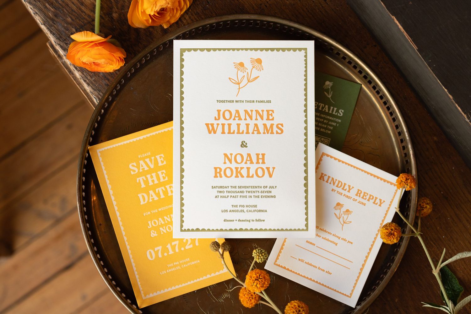 Joanne Wedding Invitation