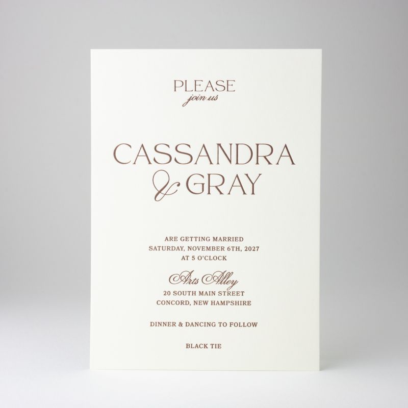 Cassandra Wedding Invitation