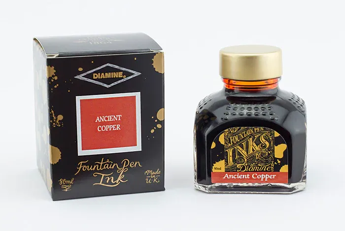 Diamine Ancient Copper Bottled Ink (80ml)