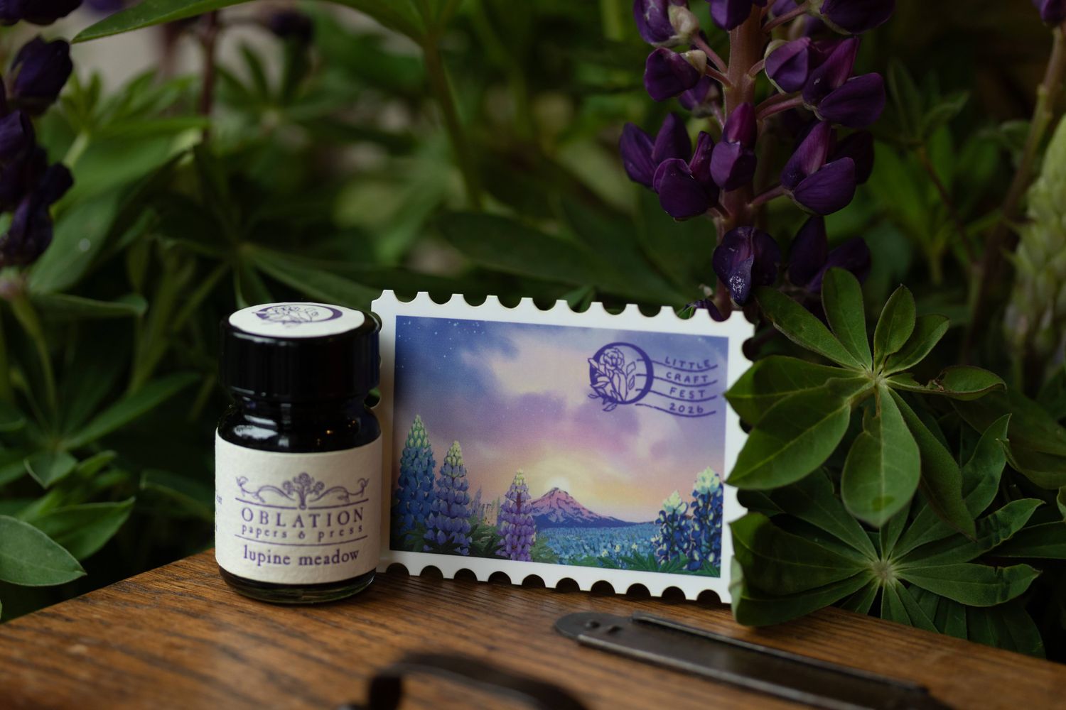 Oblation Little Craft Fest Lupine Meadow Sticker