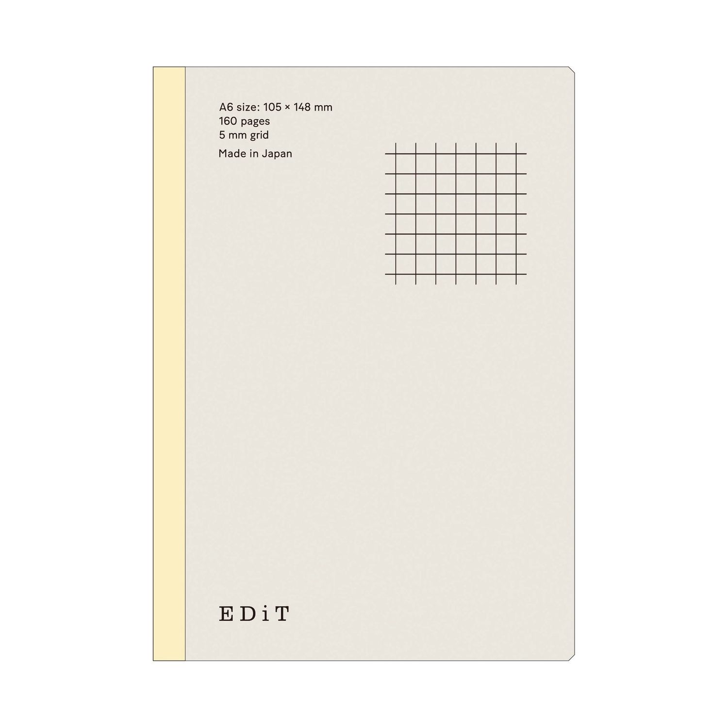 Mark's EDiT A6 Notebook, Ruling: Grid