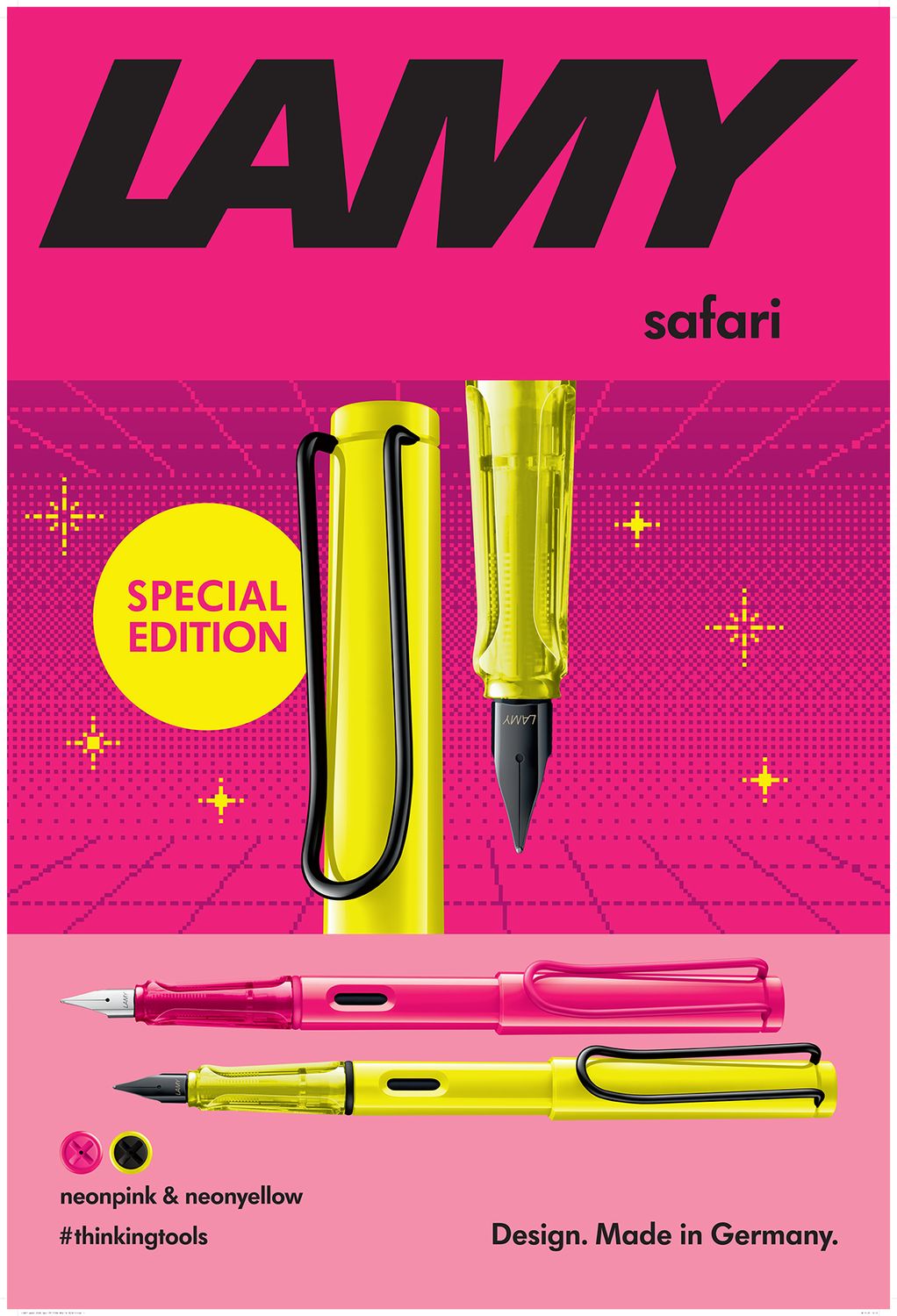 Lamy Safari Special Edition Neon Yellow Fountain Pen