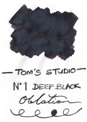 Tom's Studio Deep Black No. 01 Bottled Ink (50ml)