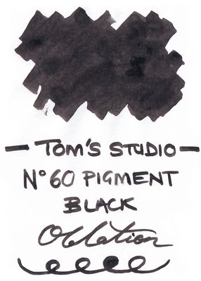Tom's Studio Pigment Black No. 60 Bottled Ink (50ml)