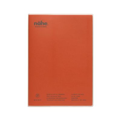 Nähe Weekly Diary 2027 A5 Vertical Red