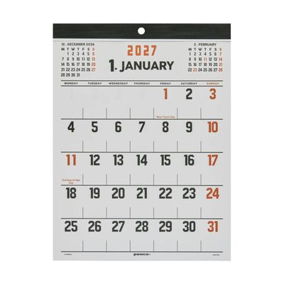 Penco Calendar 2027 A4