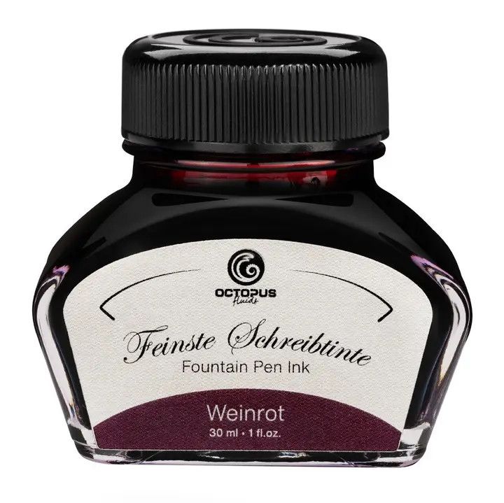 Octopus Wine Red Bottled Ink (30ml)