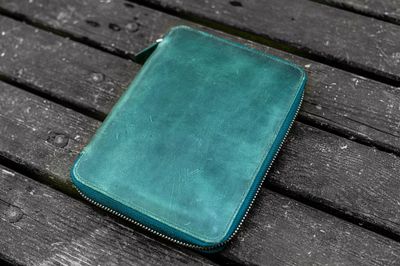 Galen Leather Zippered A5 Notebook Folio