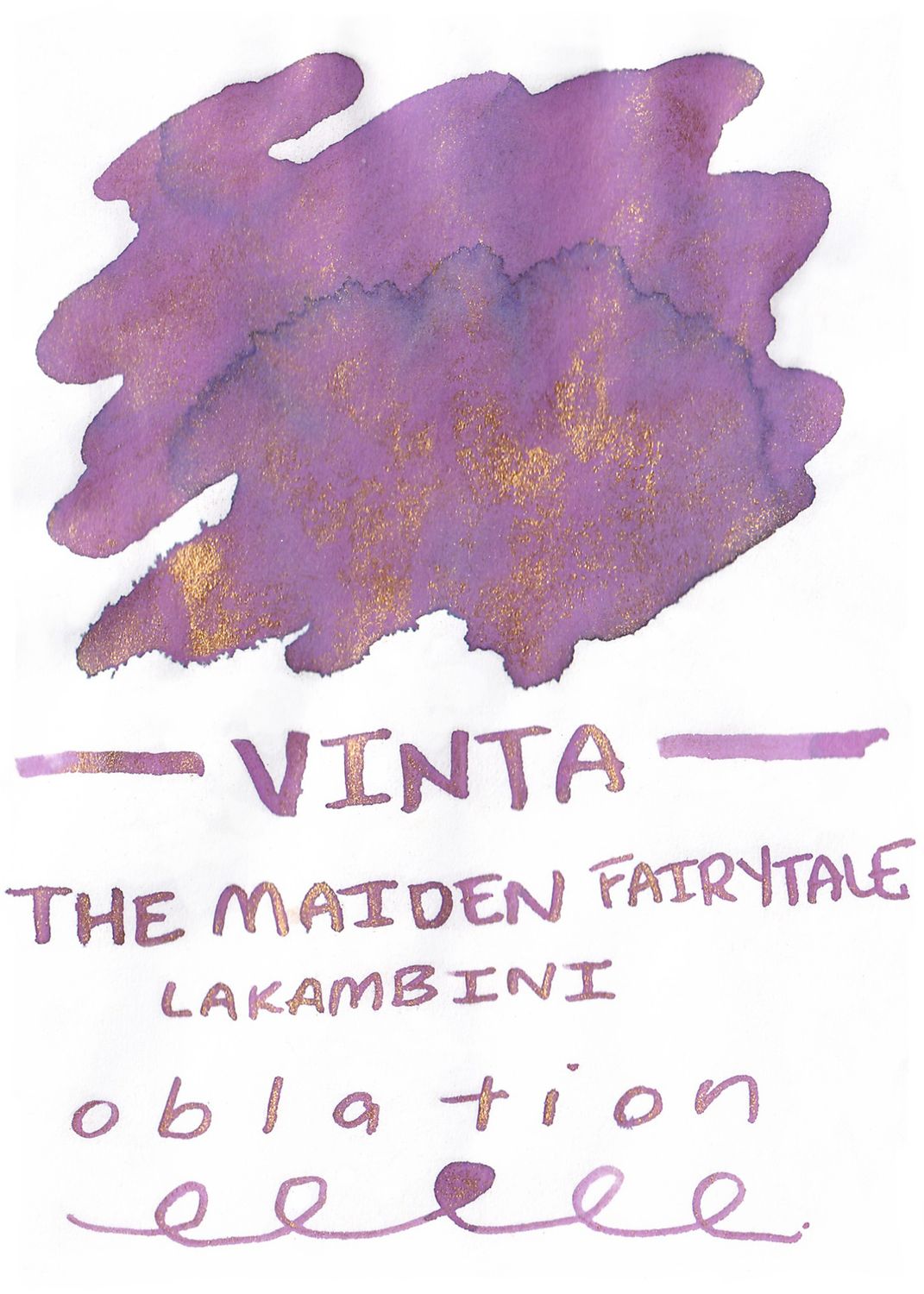 Vinta Inks - Fairytale Collection - The Maiden Bottled Ink (30ml)