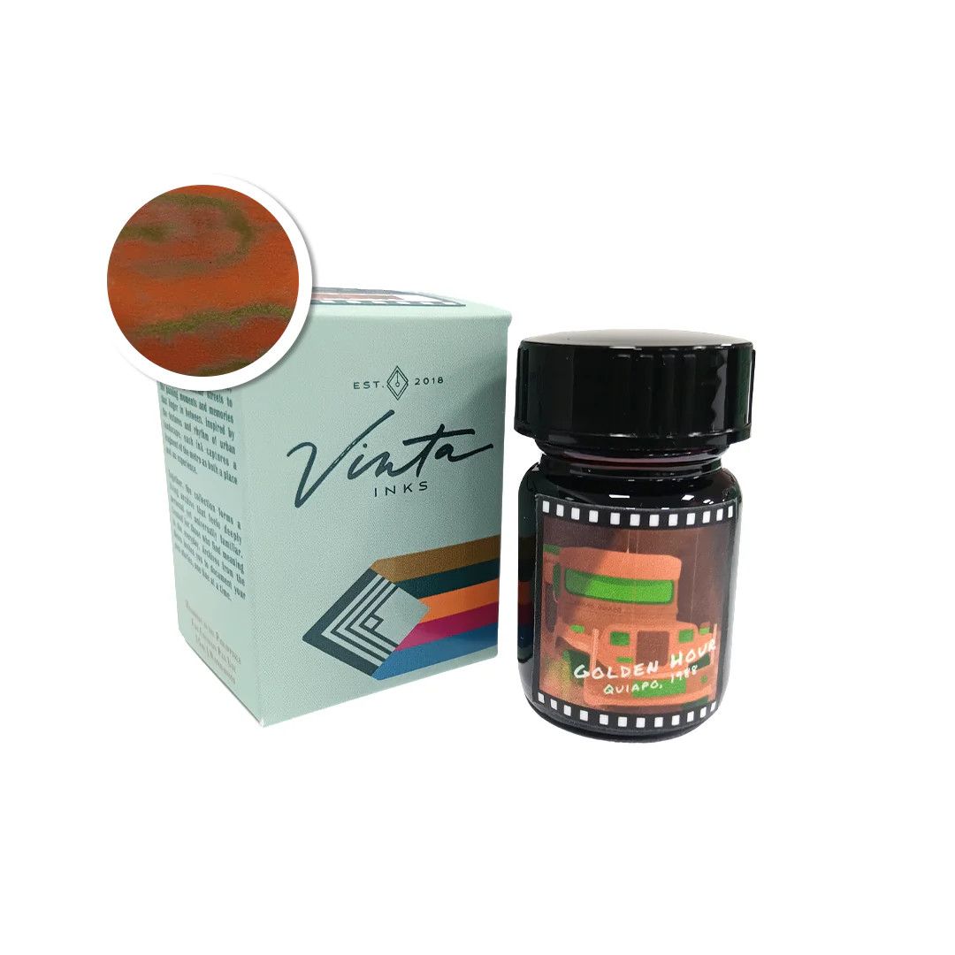 Vinta Inks - Archives from the Metro - Golden Hour Bottled Ink (15ml)