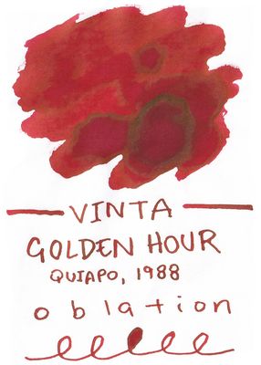 Vinta Inks - Archives from the Metro - Golden Hour Bottled Ink (15ml)