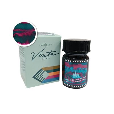 Vinta Inks - Archives from the Metro - Technicolor Night Bottled Ink (15ml)