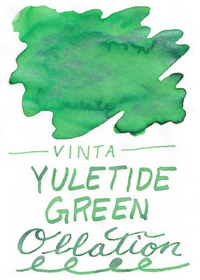 Vinta Inks - Yuletide Green [Buko Pandan 1854] Seasonal Bottled Ink (30ml)