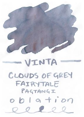 Vinta Inks - Fairytale Collection - Clouds of Gray Bottled Ink (30ml)