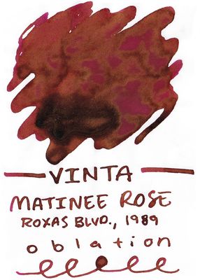 Vinta Inks - Archives from the Metro - Matinee Rose Bottled Ink (15ml)
