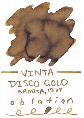 Vinta Inks - Archives from the Metro - Disco Gold Bottled Ink (15ml)